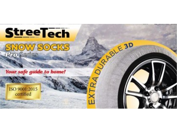 Χιονοκουβέρτες Streetech Pro Series - λευκό χρώμα - μέγεθος L - σετ 2τμχ.