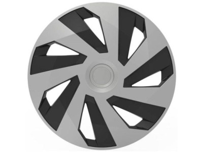 Τάσια Versaco Vector Ασημί / Μαύρο - 15'' - 4τμχ.