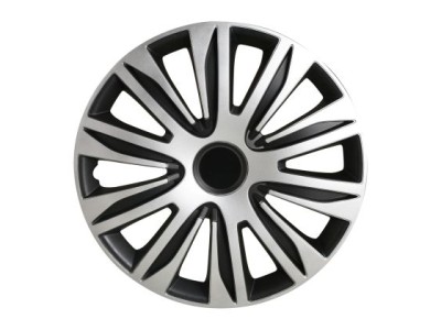 Τάσια αυτοκινήτου WJ-5083-15-DP - 15" ιντσών - Μαύρο / Ασημί - 4 τμχ.