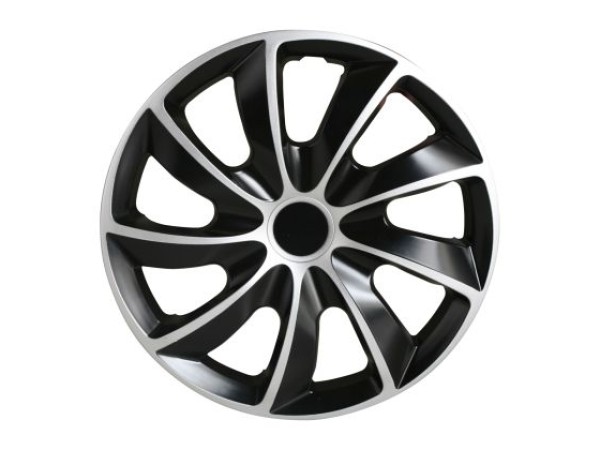 Τάσια αυτοκινήτου WJ-5084-14-DP - 14" ιντσών - Μαύρο / Ασημί - 4 τμχ.