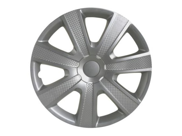 Τάσια αυτοκινήτου WJ-5085-15-A - 15" ιντσών - Ασημί - 4 τμχ.